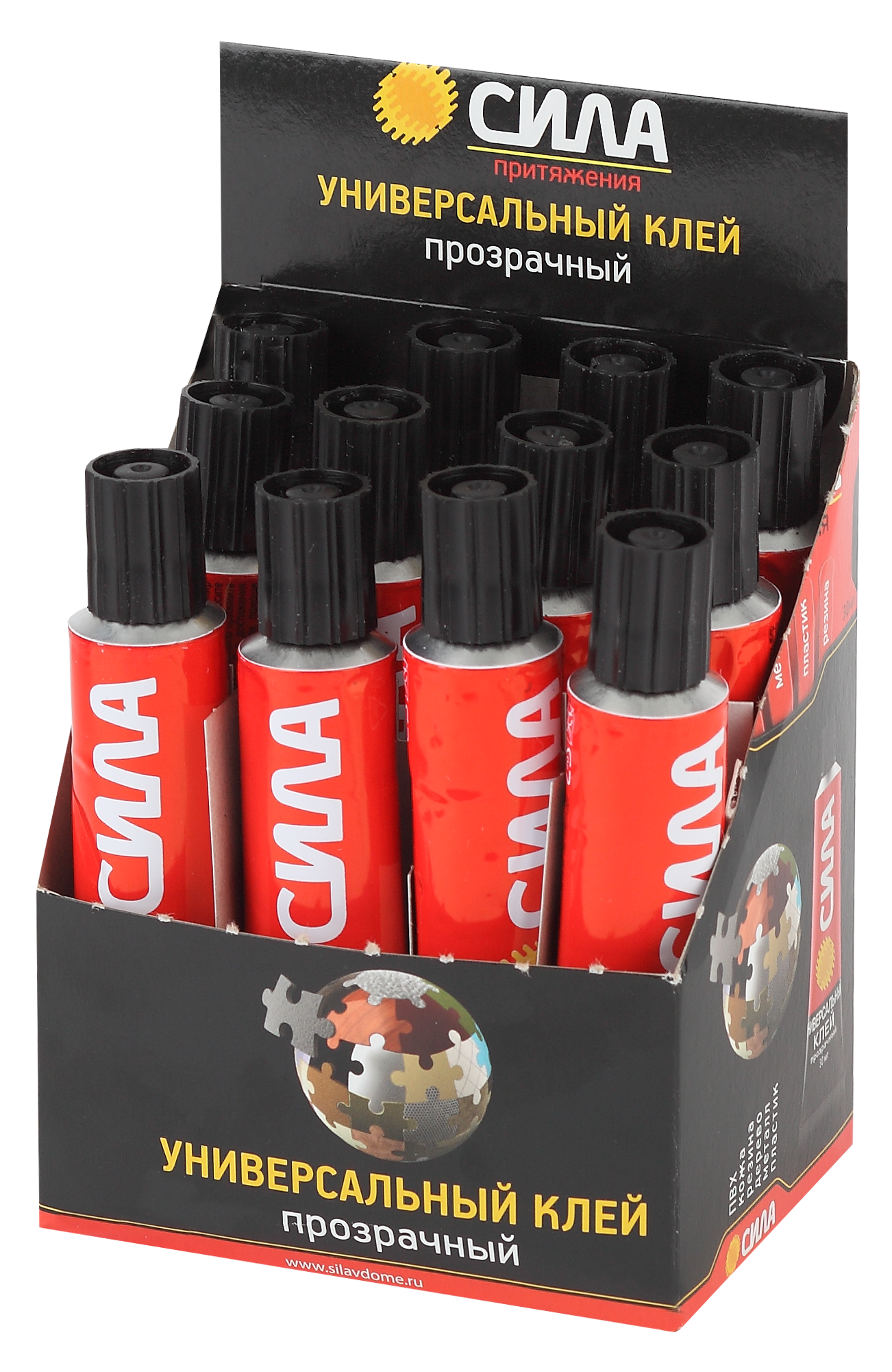Клей СИЛА SUTB-30 универсальный прозрачный 30 мл туба