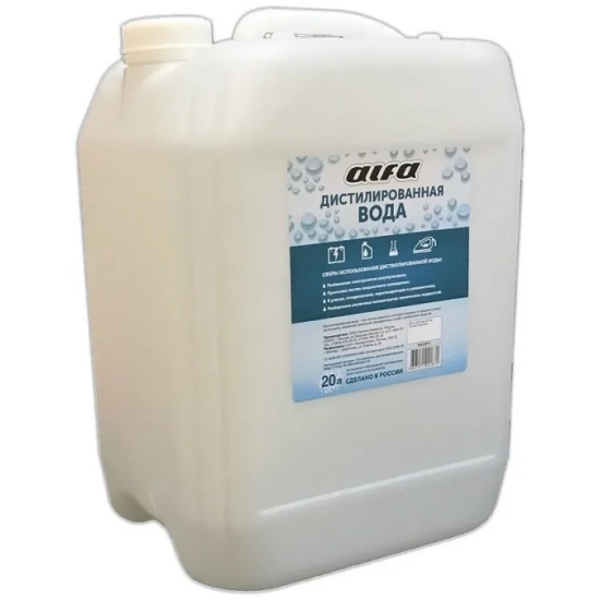 ALFA Вода дистиллированная 20 л
