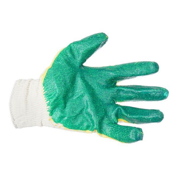 2801011 Перчатки х/б двойной облив, 100 Россия T4P