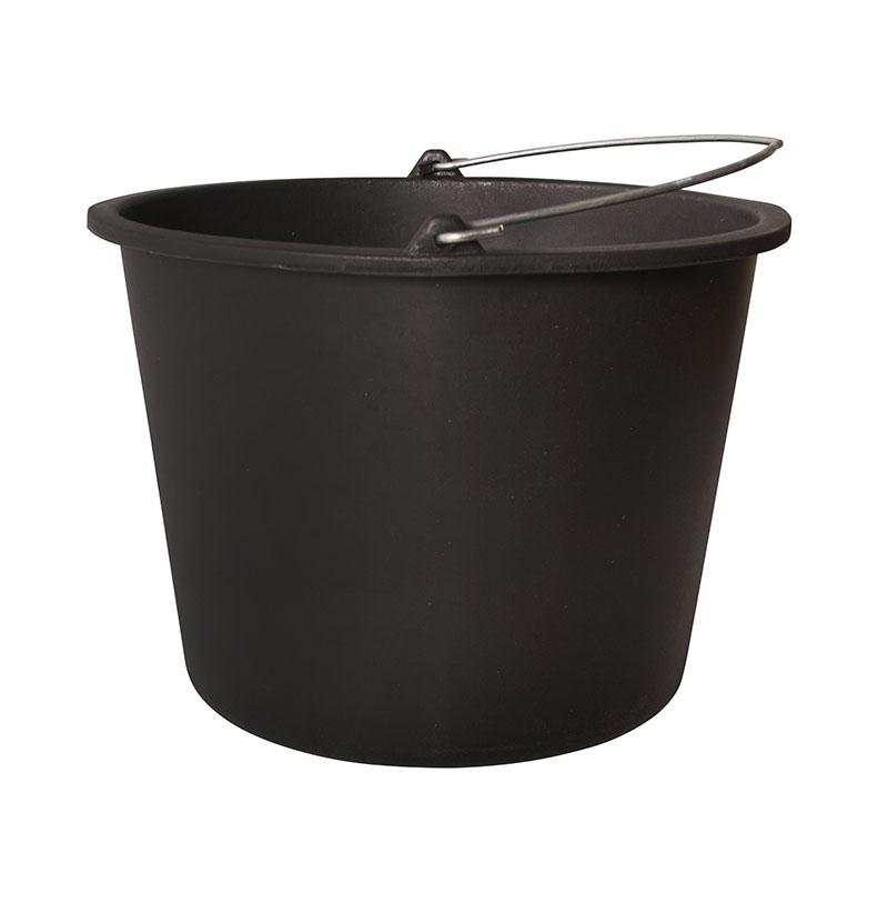 0602220 Ведро строительное мерное  20л Черный 1 Россия T4P