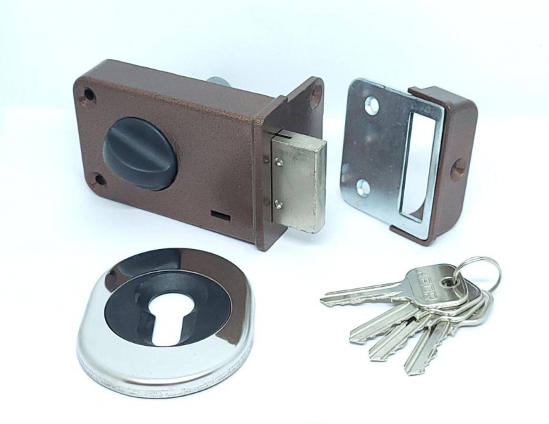 Замок накладной VETTORE ЗН-МС-114-6 MP (Порошковый)