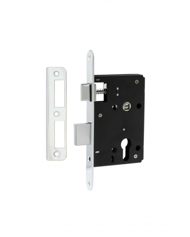 Замок врезной под евроцилиндр  VЕTTORE 968-55 CP  (Хром)