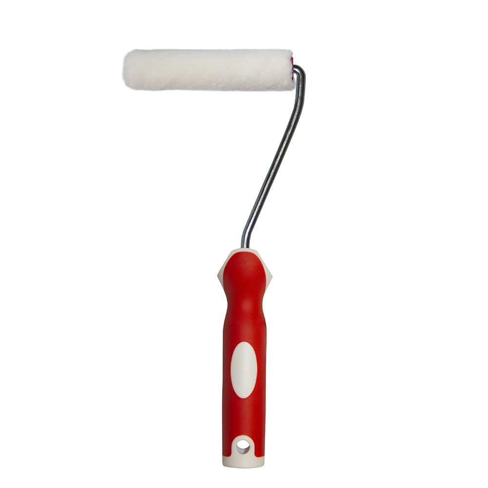 7105034 Мини-валик малярный с ручкой, велюр 4/15/100мм, под ручку 6мм, Китай, PARADE (для лаков)