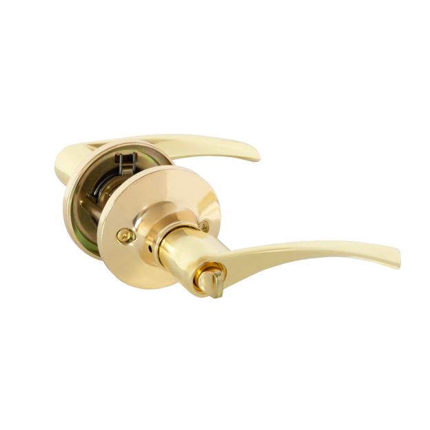 Ручка-защёлка  VЕTTORE A8023 BK GP (поворотник-заглушка)  (Золото)