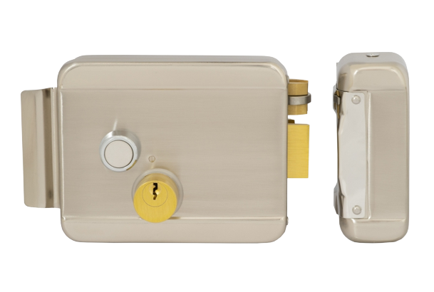 Электромеханический накладной замок  VЕTTORE RJ105B 3 KEYS (из нерж. стали с защитой от влаги, 3 клю