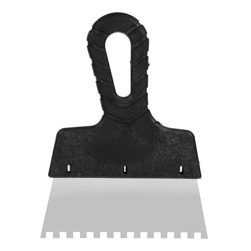 1205106 Шпатель малярный зубчатый 200мм, зуб 6х6мм, 12 Россия KORVUS